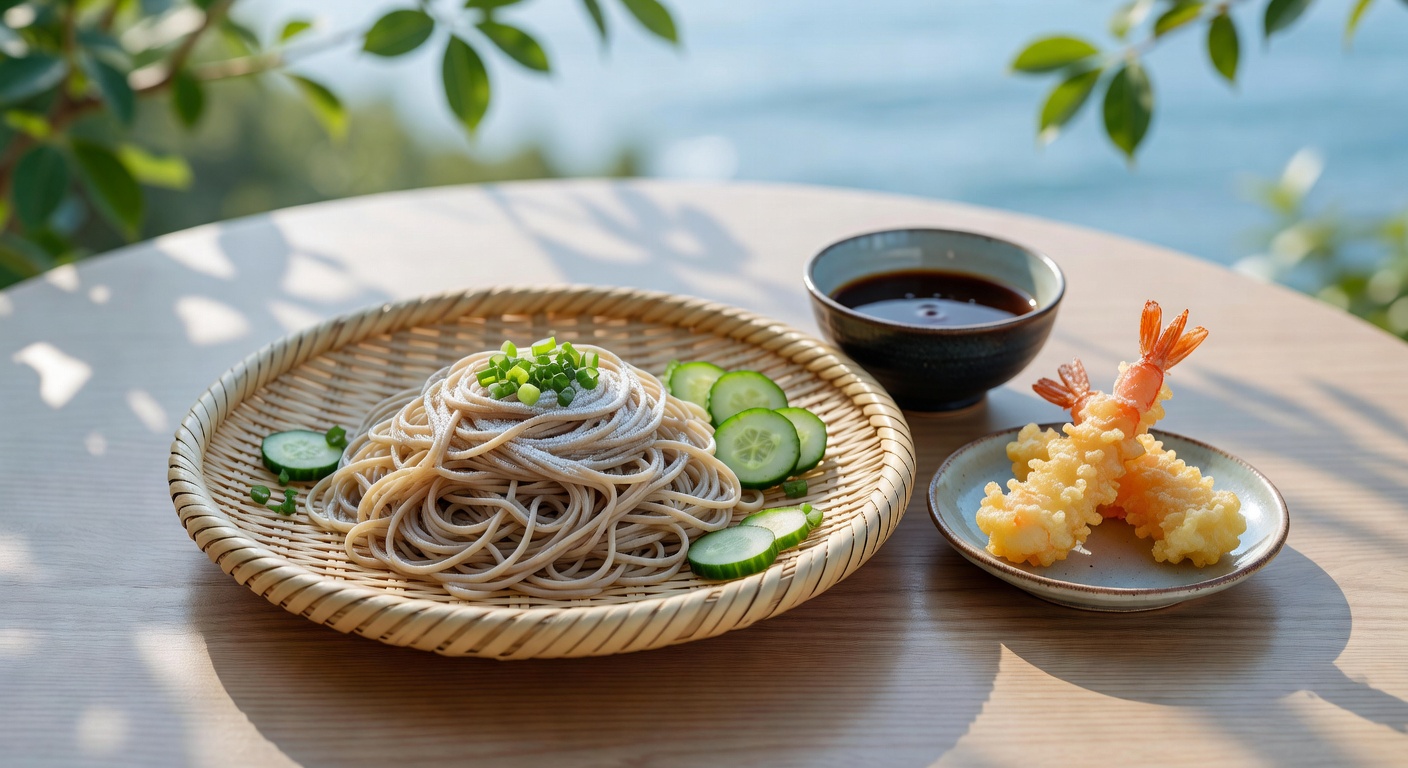 冷たい蕎麦